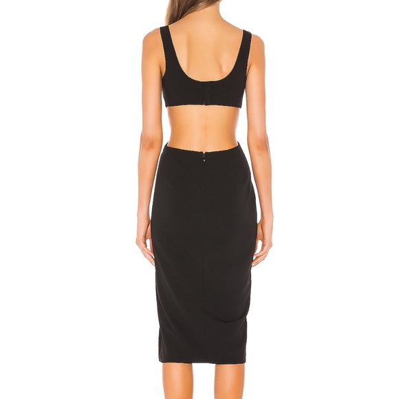 Lovers and Friends Titus Midi Dress in Black - Picture 2 of 5